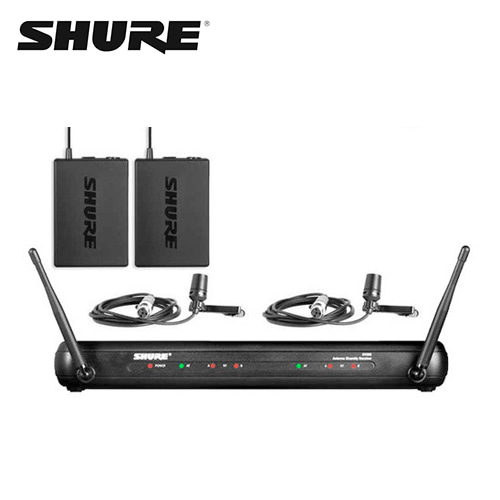 SHURE(슈어) SVX188/CVL 2채널 무선핀마이크