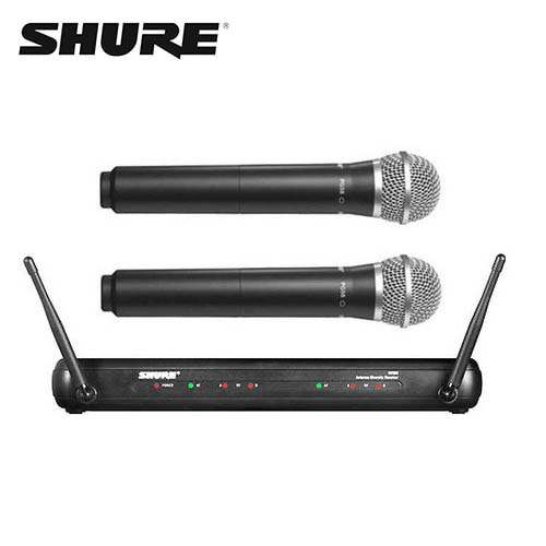 SHURE(슈어) SVX288/PG58 2채널 무선핸드마이크