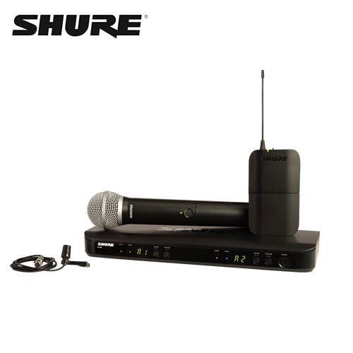 SHURE(슈어) BLX1288/CVL 2채널 무선 핸드/핀 마이크 시스템