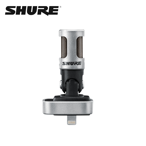 SHURE(슈어) MV88 ios용 스테레오 콘덴서마이크 (iPhone, iPod, iPad 지원)