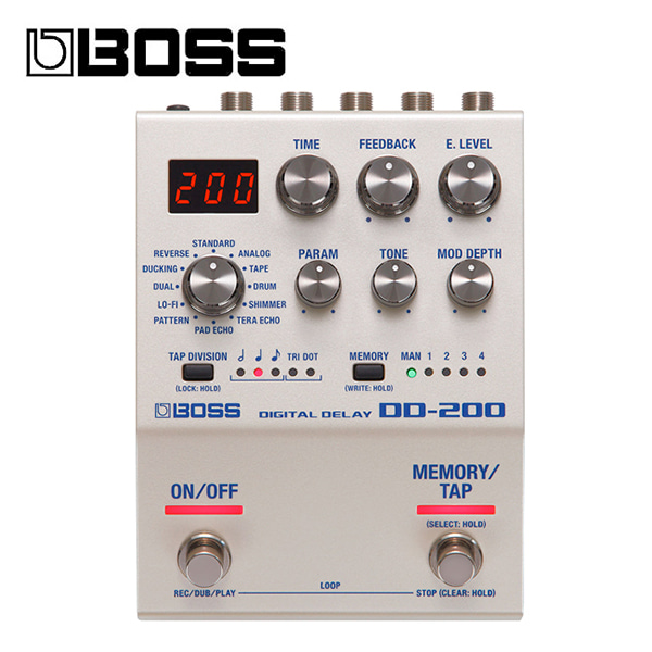 Boss DD-200 디지털 멀티 딜레이