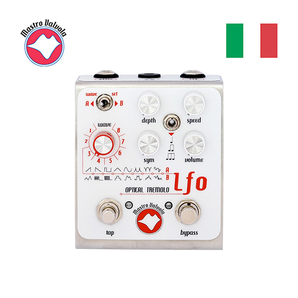 [이탈리아 핸드메이드] Mastro Valvola - LFO  Optical Tremolo (기타&amp;베이스 이펙터)