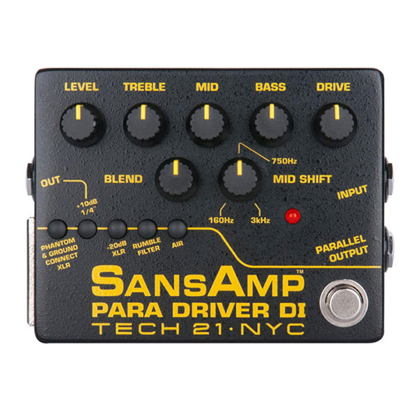 Tech21 SansAmp Para Driver DI (V2) / 일렉 어쿠스틱 베이스 모두 사용가능