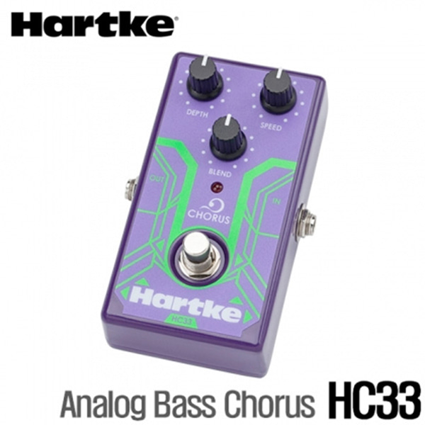 Hartke 베이스이펙터 Analog Bass Chorus HC33 아날로그 베이스 코러스