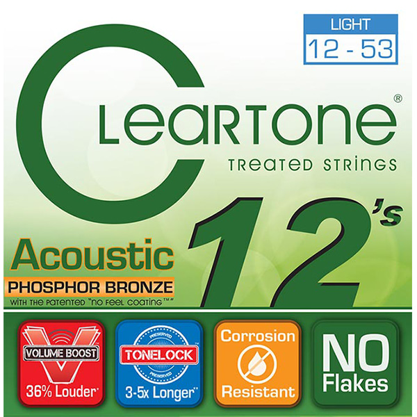 Cleartone PHOSPHOR BRONZE ACOUSTIC 12-53 (7412) 클리어톤 통기타 스트링