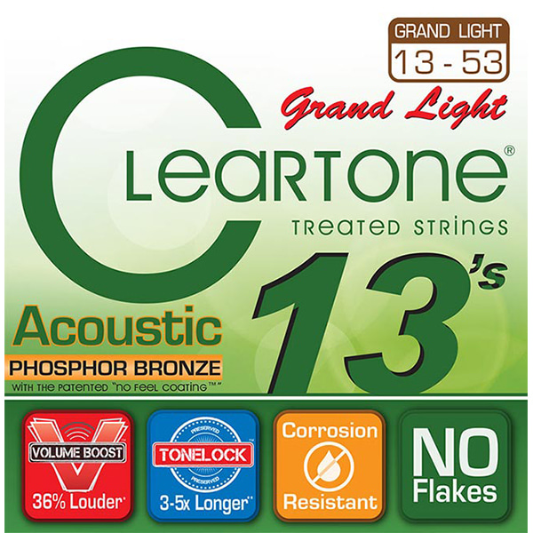 Cleartone ACOUSTIC PHOSPHOR BRONZE GRAND LIGHT 13-53 (7433) 클리어톤 통기타 스트링