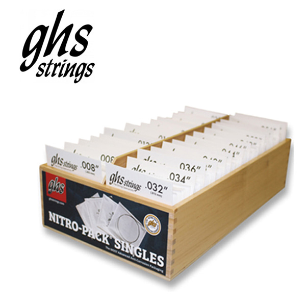 GHS PHOSPHOR BRONZE STRING BOX (012-054) 어쿠스틱 기타 커스텀 포스포브론즈 스트링 우드박스 세트