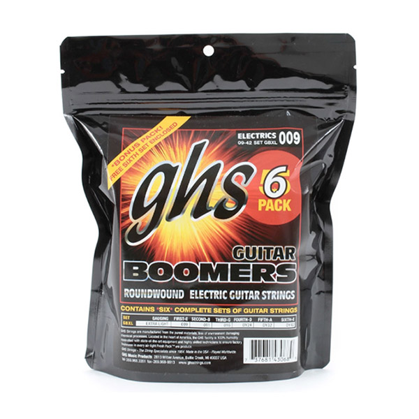 GHS Boomers GBXL-5 (6 Set Pack) / 009-042 일렉기타줄