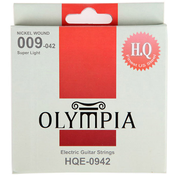 Olympia HQE-0942 일랙기타 스트링 (009게이지)