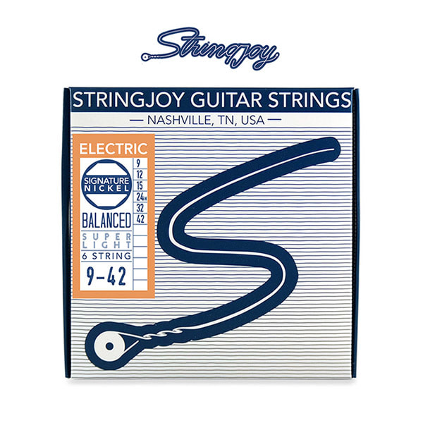 Stringjoy 일렉트릭 기타 스트링 Electric Balanced Super Light Gauge 009-042 (SJ-BAL9)