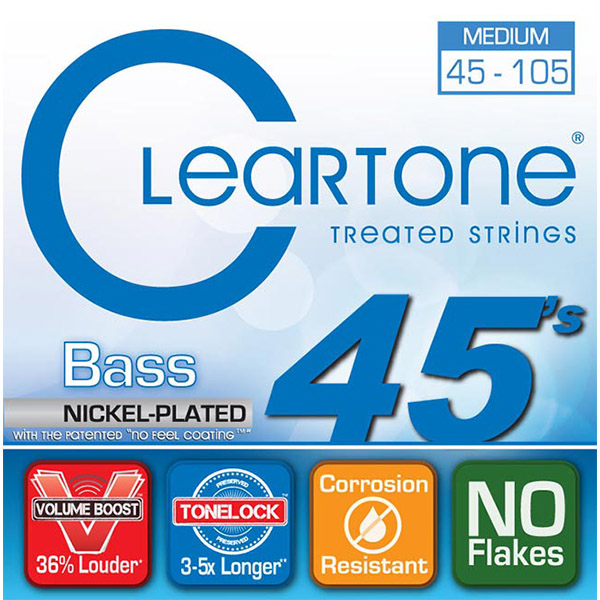 Cleartone NICKEL PLATED BASS 45-105 NPS (6445) 클리어톤 베이스 스트링