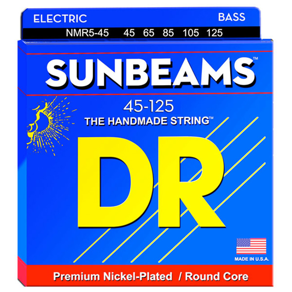 DR SUNBEAM Nickel Plated Round Core 5현 베이스줄 NMR5-45 (045-125)