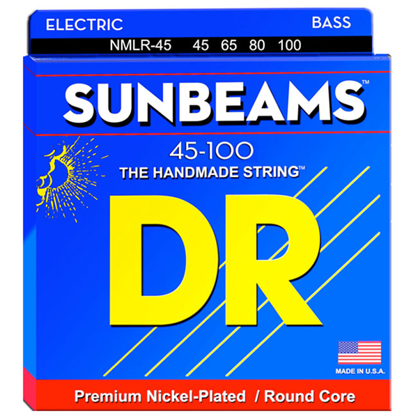 DR SUNBEAM Nickel Plated Round Core 베이스줄 NMLR-45 (045-100)