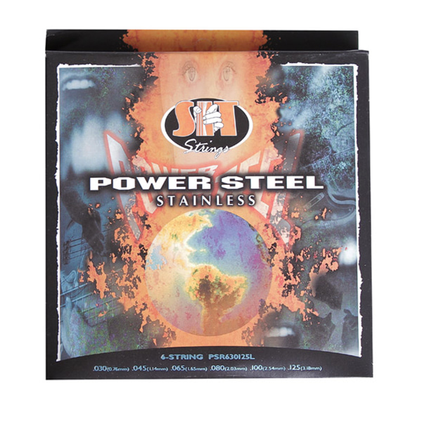 S.I.T Power Steel Stainless PSR630125L 스테인레스 6현베이스줄 (030-125)